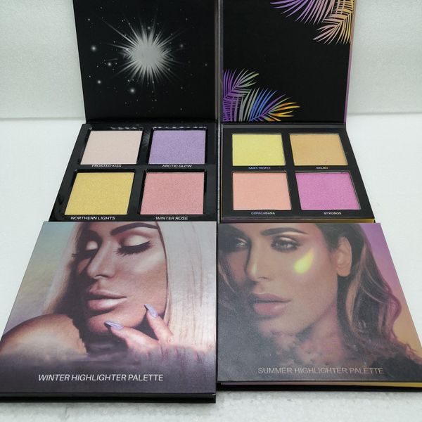 Sombra de ojos de alto brillo de 4 colores Aderezo 3D Maquillaje en polvo Sombra de ojos Polvo de alto brillo. Paleta Cosméticos de color nude Corrector facial Maquillaje Chocol