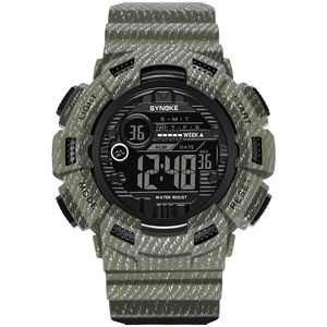 Nouveau mâle montre numérique résistant à l'eau hommes montres de sport horloge de course Cool Camouflage militaire montre-bracelet Relogio cadeau