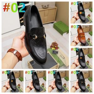 Nieuwe man ontwerpers schoenen heren mode loafers echte lederen mannen zakelijk kantoor werk formele kleding schoenen merk designer feestje bruiloft flat schoenen maat 6.5-12