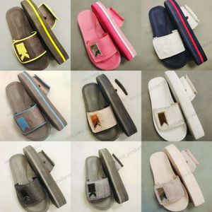 Nieuwe Man Vrouw Platform Slippers sandalen beroemde ontwerper dames volledige print letters Muilezels Dikke Bodem Dames Hakken Slides bruin Klassieke Slip-On Espadrilles slippers