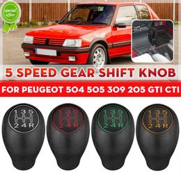 Nieuwe handmatige versnellingsknop Knop 5 Speed ​​Hendel Shifter Handgreep Plastic auto Accessoires Peugeot voor 205 CTI versnellingshoofdverschuiving Handbal