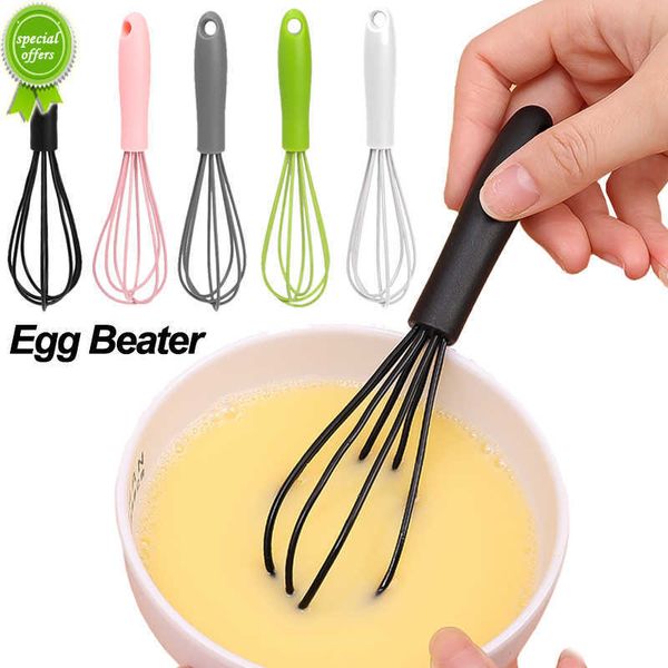 Batidor de huevos rotativo Manual, batidor de huevos de acero inoxidable, batidor de huevos multifuncional, batidor de leche para hornear, agitador, utensilio, herramientas de cocina