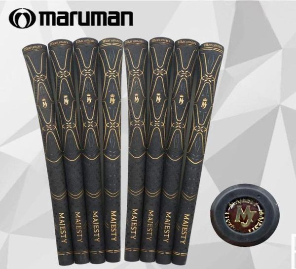 Nuevo Maruman Golf Grips de alta calidad Hilo de carbono Ironos Gips Colores negros en la elección 9pcslot Golf Clubs Grips 7014637