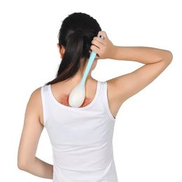 Nueva raqueta de masaje de silicona de bastón de masaje para meridianos de dragado y golpes de hombro y vértebra cervical Massage Beauty Health