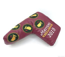 Nieuwe Masters Exclusieve Hoge Kwaliteit Putter Cover Voor Tour Novetly Rood Groen Golf Putter Headcover9992393