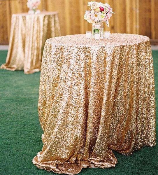 Nuevos materiales Decoraciones de boda con lentejuelas brillantes 2019 Vestido de fiesta de graduación de boda Vestido de fiesta Falda Mantel nupcial Lentejuelas rojas árabes