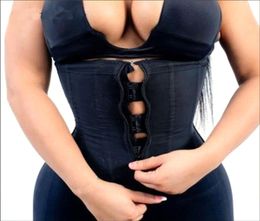 Nouveaux matériaux Femmes Body Shaper Latex Traine Trainer Zipper Underbust Slim Tummy Cincher Slimming Shapewear Shaper Corset1244169