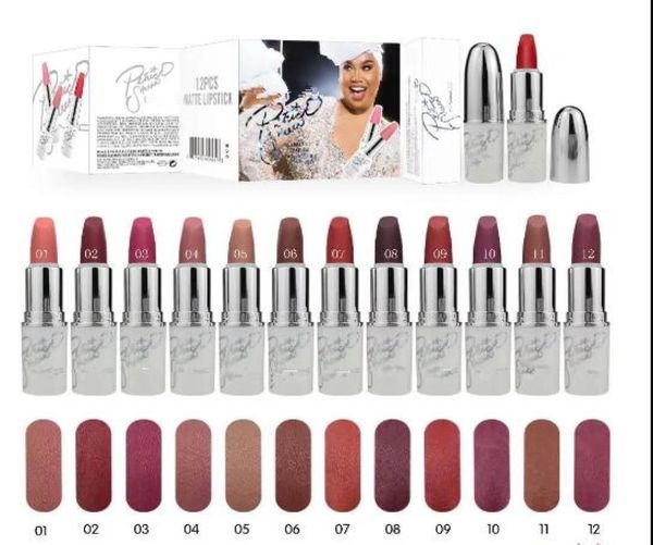 New Matte Lipstick Makeup Lip Gloss 12 couleurs Top Quality04937659