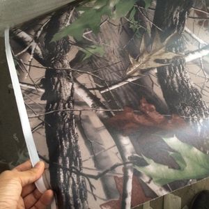 Nieuwe Matte Realtree Camo Vinyl wrap echte boom blad camouflage Mossy Oak Car wrap Filmfolie voor voertuighuid styling afdekfolie 5x99ft
