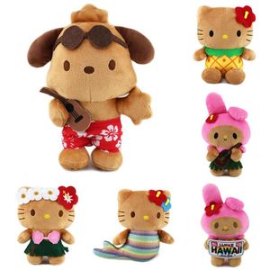 Nouvelle poupée sirène mignonne mélodie Hawaii poupée en peluche Kitty à peau noire exclusive