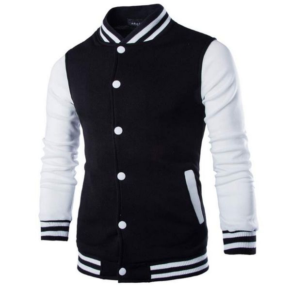 Nouveau Hommes / Garçon Baseball Veste Hommes 2019 Design De Mode Vin Rouge Hommes Slim Fit Collège Varsity Veste Hommes Marque Élégant Veste Homme1 SH190915