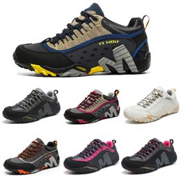 Nuevos zapatos de escalada para hombre, zapatos de seguridad para el trabajo, botas de montaña para senderismo, antideslizantes, resistentes al desgaste, transpirables, calzado para exteriores, zapatillas de deporte Eur 39-45