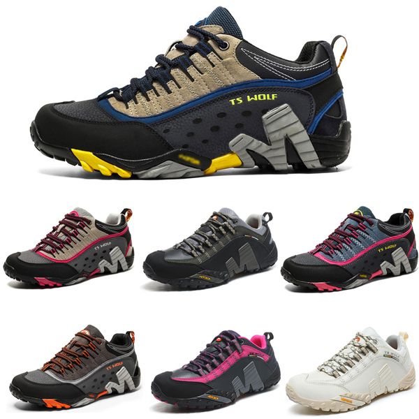 Nouveaux hommes escalade chaussures de randonnée chaussures de sécurité de travail Trekking bottes de montagne antidérapant résistant à l'usure respirant hommes chaussures de plein air Gear Sneaker Eur 39-45