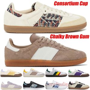 Nieuwe mannen Designer Originele Casual schoenen Lage Trainers Sneakers Vegan OG Classic Cream Brown Tie Dye Wit Gray Iridescent Luxurys Dames Sneaker