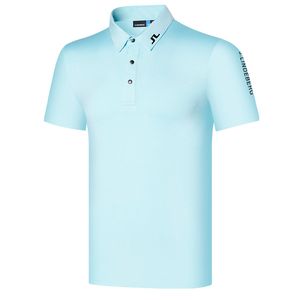 Vêtements de golf d'été Nouveaux hommes à manches courtes T-shirt de golf décontracté garçon à l'extérieur chemise de sport