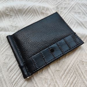 Nouveau portefeuille Dollar porte-carte en cuir Animal offre spéciale noir rouge sac de mode court carte de crédit portefeuille boîte de créateur