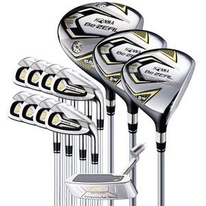 Nieuwe mannen Golfclubs Honma Bezeal 525 Clubs Volledige set golfdriver Irons Putter R of S Graphite Shaft en Headcover gratis verzending