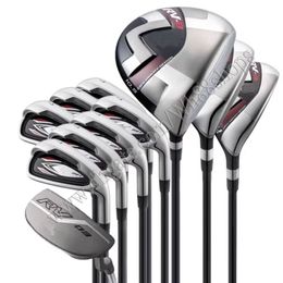 Golfclubs Men Miziuno Rv8 Golf Driver Wood Irons Putter Complete Sets Clubs R of S Flex Graphite SHAFT Gratis verzending Geen tas