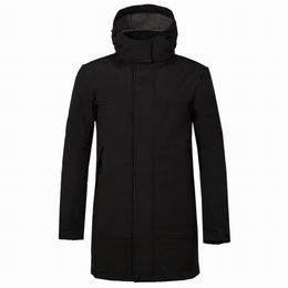 Nieuwe mannen Helly Jack Winter Hooded Softshell voor Winddichte en Waterdichte Soft Jas Shell Jas Hansen Jassen Jassen 1803 Grijs