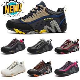 Nuevos zapatos de senderismo para hombre, zapatillas de montaña para senderismo al aire libre, malla antideslizante, transpirable, escalada en roca, zapatillas deportivas para hombre, calzado deportivo 39-45