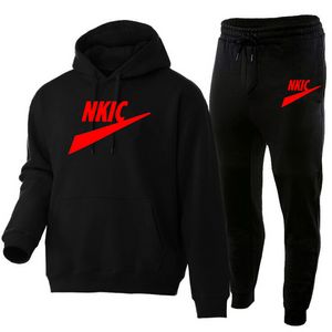 Men Jogging Tracksuits Mode Gedrukte trainingspakken voor mannen Casual hoodie Pant 2-delige set mannelijke sportkleding gym casual kleding zweet plus size s-3xl