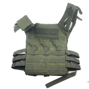 Nieuwe mannen JPC Tactical Vest Molle Vest Outdoor Hunting Airsoft Paintball Molle Vest met borstbeschermende plaatdrager Vest