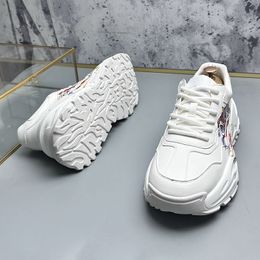 Style Party British Marid Robe Chaussures Fashion Lacet Up Up Breathable Leisure White Casual Sneakers Classic non-glip Round Toe Driving Walking Loafers W12