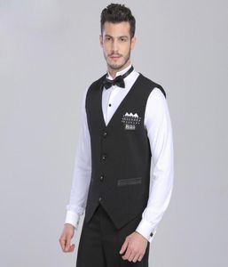 Nieuwe mannen Latin Performance Dance Black Vest Tops kostuum chacha vrouwelijke oefening jas kleding tango dansende kleding dwy6954137194