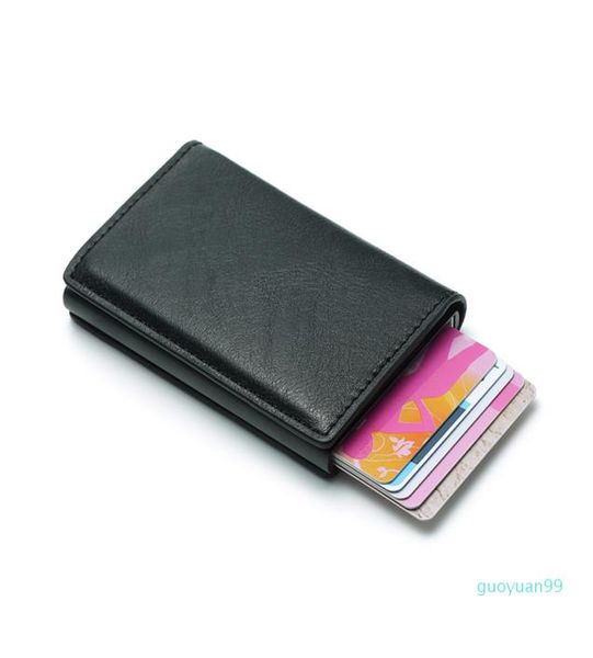 NOUVEAU MON MAIN MINI PRIS POURSE MALAPE MALE AUMINIUM RFID Portefeuille Small Smart Wallet Vallet5758701