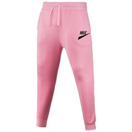 Nieuwe mannen broek merk logo fleece warme schroefdraad manchetten hoge kwaliteit mode oranje sweatpants broek casual joggers bodybuilding