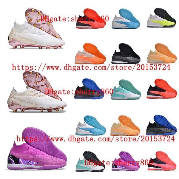 Nouveaux hommes Phantomes GXes Elitees DFes Linkes FG IF IC BOOTS chaussures de football bottes de football formation haut cheville sport baskets qualité