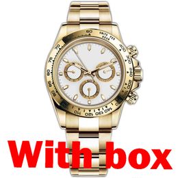 Nieuw heren AAA-KH automatisch horloge mechanisch keramisch horloge roestvrij staal zwemhorloge saffier lichtgevend horloge business casual montre de luxe horloge met doos