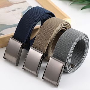 Ceinture en tissu extensible pour hommes et femmes, en tricot, en toile respirante, à la mode, de marque de luxe de styliste, nouvelle collection