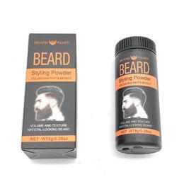 New Men's Barba Fluffy Powder Polvo Styling Volumizante Textura para el polvo de estilo de barba para hombres