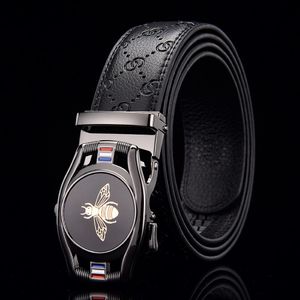 Nouvelle ceinture pour hommes boucle automatique Famme Brand Men's Celt's Men's Luxury Belt Elemy Leather Business Business 201214 334Z