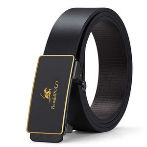 Nieuwe herenmerk riem automatische buckle jeugd simple paul koe lederen riemen mode mannen dames jeans zakelijke riem zwarte meerdere stijlen