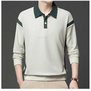 Polo de Golf pour hommes, T-shirt classique, couleur assortie, tricoté, décontracté, à la mode, à capuche fine, nouvelle collection