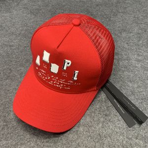 Nuevo diseñador para hombre Gorra de béisbol mujer para moda lujo snapback Gorra de pelota de golf Bordado de letras deporte de verano protección solar lienzo Sombrero de camionero rojo de alta calidad