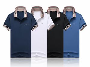 Nieuwe heren designer hoge kwaliteit katoen anti-rimpel ademend T-shirt revers commerciële mode casual effen kleur high-end heren POLO korte mouw M-3XLjincheng