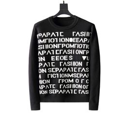 Nieuwe heren designer truien trui mode luxe dames v-hals trui lange mouw kompas geborduurd sweatshirt bedrukte effen trui M-XXXL