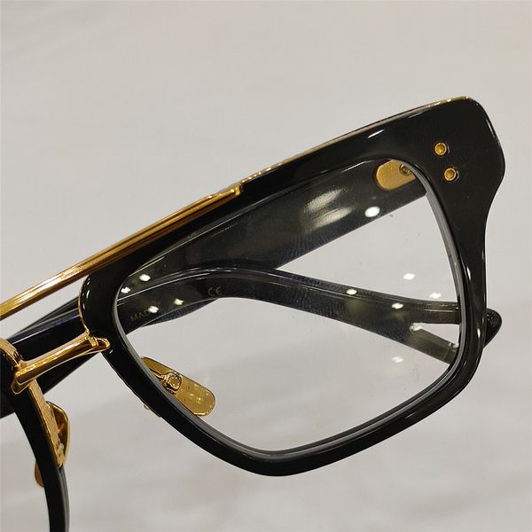 Nueva montura de gafas de moda para hombres caballero miopía gafas de montura completa lente de envejecimiento transparente Marco 4 colores