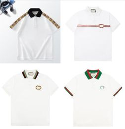 Polo à manches courtes pour hommes, vêtement de luxe de styliste italien, à la mode, T-shirt d'été, nouvelle collection