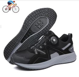 Nuevos zapatos de senderismo de cuero genuino para hombre, zapatos de montaña para hombre, zapatos deportivos para bicicleta, zapatos antideslizantes para MTB