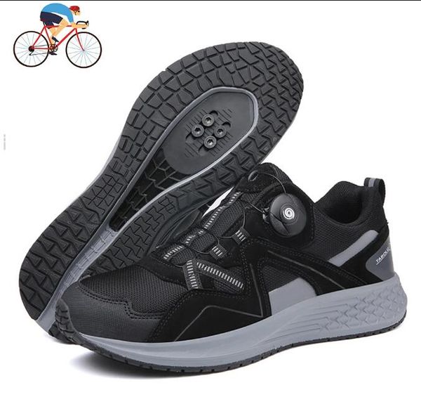 Chaussures de randonnée en cuir véritable pour hommes, chaussures de montagne pour hommes, chaussures de sport de vélo, antidérapantes, nouvelle collection