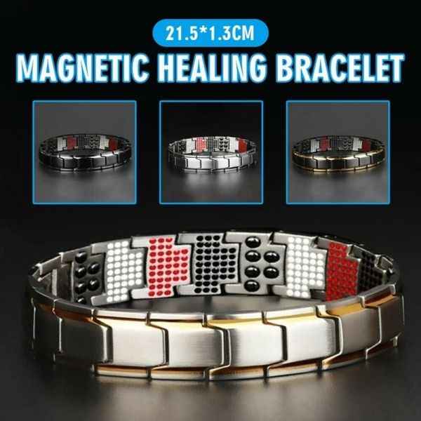 New Men's Health Energy 3 Bracelet en 1 bracelet pour l'arthrite Twisted Health Magretic Women Energy Healing Magnet Gifts for Men