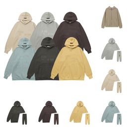Survêtements pour hommes designerCouple Sweatshirt Pull en velours de la plus haute qualité ESS pull à capuche pour femme hiver pull surdimensionné street wear taille S-XL