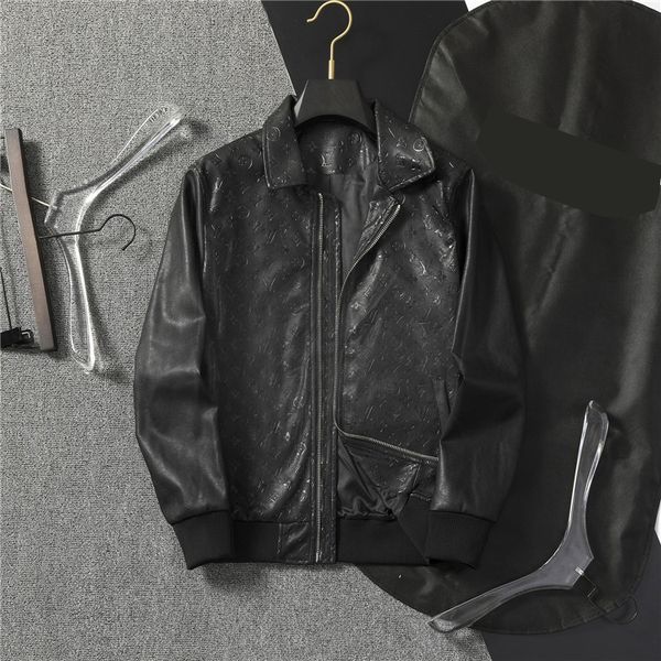 Veste nouvelle veste pour hommes courte célèbre veste de designer noire veste en cuir en cuir punk punk meste cardigan veste masculine