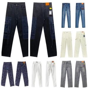 Nieuwe herenjeans Luxe merkLV Designer Jeans hoogwaardige jeans Casual broek