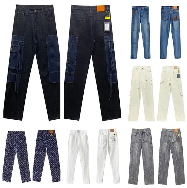 Nouveau Jean homme marque de luxe jean de créateur jean de haute qualité pantalons décontractés