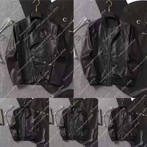 Nouveau Veste en cuir pour hommes concepteur Bomber rétro mode décontracté en cuir Costume de rue